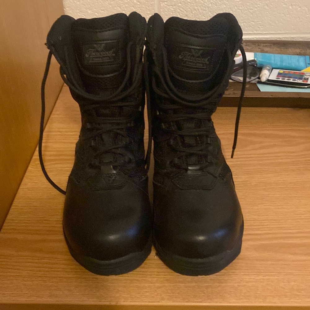 Black mens 5 1/2 composite boots